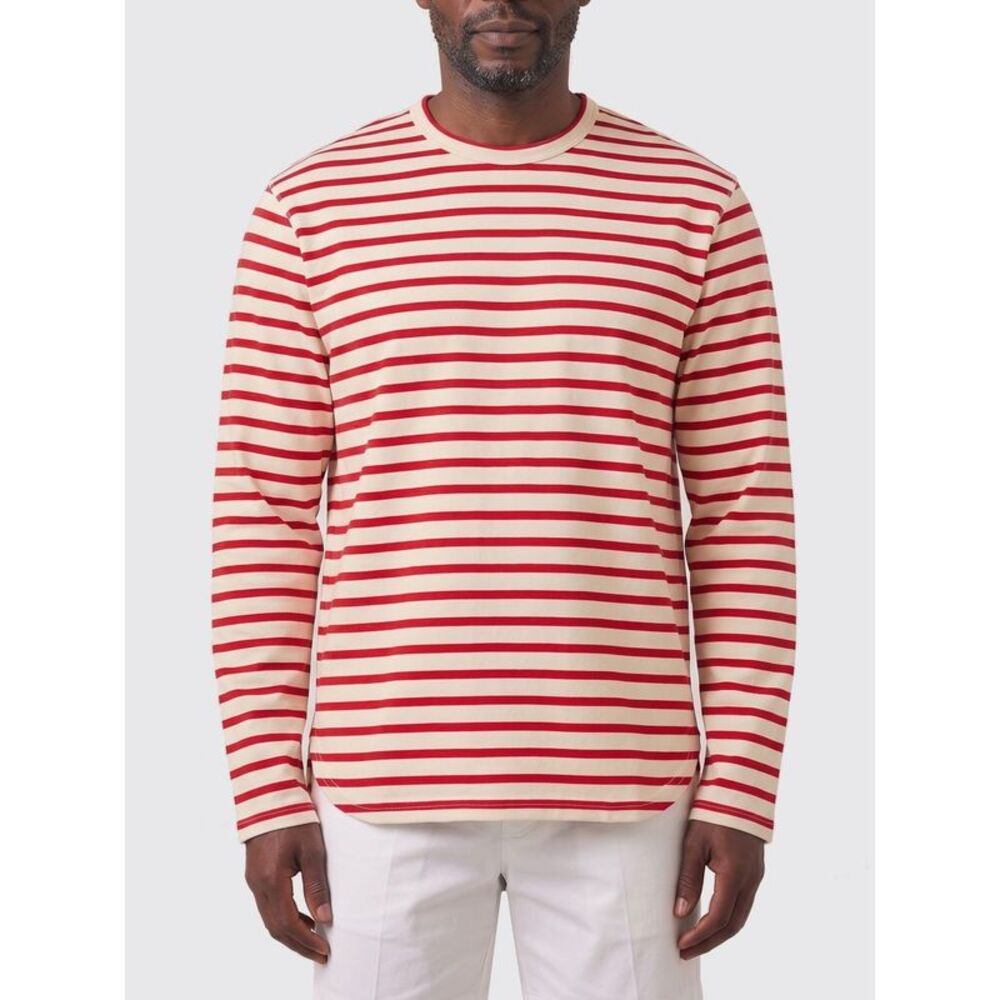 Junya Watanabe Striped Long-Sleeve Cotton T-Shirt With Crew Neck